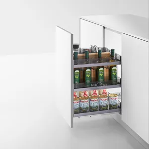 NUOMI PURPLE CRYSTAL Series <strong>Pull</strong> <strong>Out</strong> Seasoning <strong>Basket</strong> for <strong>Kitchen</strong> Storage - Product Image 1