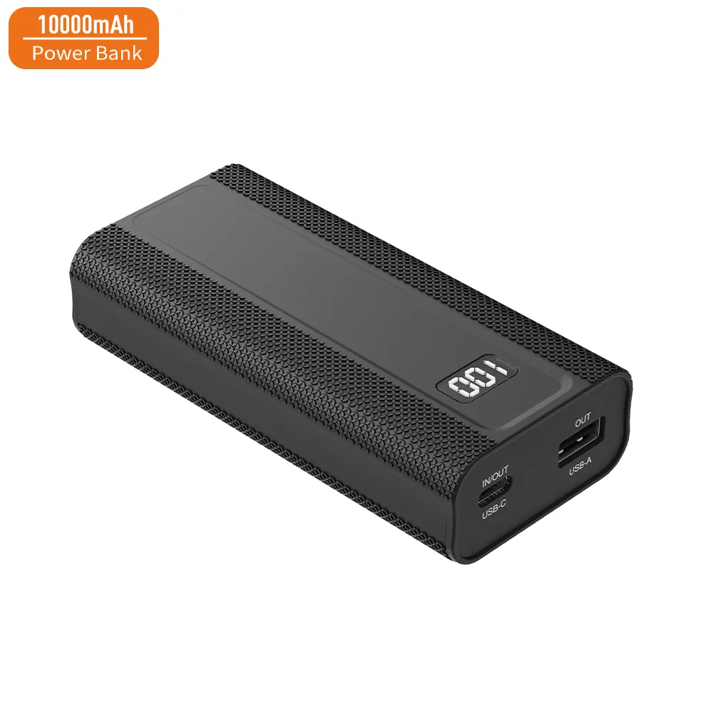 Düşük fiyat güç banka orijinal bancos de potencia 45W büyük kapasiteli mobil güç kaynağı kapasitesi 3.7V 10000mAh 37Wh güç bankası