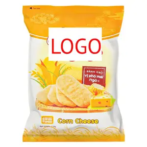 Logo con stampa personalizzata foglio di alluminio termosalda in plastica cibo Snack Banana Popcorn patata Tortilla chips borsa per imballaggio