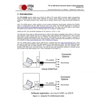 Cable de comunicación de puerto serie de nivel de 1,8 m USB a UART TTL de 1,8 V TTL-232RG-VREG1V8-WE