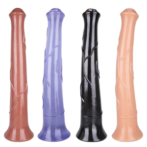 FAAK Shop Dildo anal de 17 pouces de long, grand modèle, en silicone, jouet animal pour femmes, pour la masturbation - Product Image 1