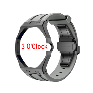 Kit de modification complet de luxe Upro pour Audemars - Piguet - Swatch Royal Pop Collection, boîtier de montre en acier inoxydable et bracelet en caoutchouc - Product Image 2