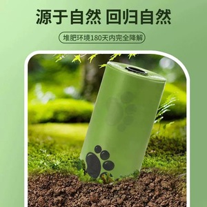 Pet Poop Bags 22X30Cm Thickened Biodegradable Eco Friendly Durable For <b>Cats</b> And Dogs - Product Image 5