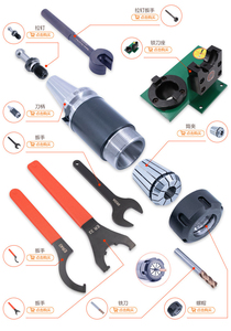 Nigel Đầu Kẹp Máy Khoan Er16 Er20 <span class=keywords><strong>Er25</strong></span> Er32 Er40 Cnc Er40 - Product Image 6