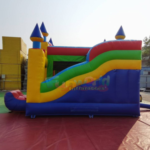 Castillo hinchable kids outdoor party bouncy castle commercial <b>inflatable</b> bounce house and slide combo - Product Image 5
