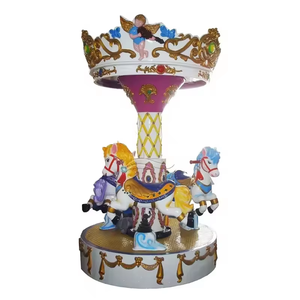 High Quality Indoor Mini Carousel <strong>Rides</strong> China's Large Amusement Equipment for Kids Mini <strong>Falgas</strong> Carrousel for Shopping Malls - Product Image 3