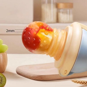 Nouvelle Conception de Sucette Alimentaire pour Bébé, Mangeoire <span class=keywords><strong>à</strong></span> <span class=keywords><strong>Fruits</strong></span> pour Enfants, <span class=keywords><strong>Tétine</strong></span> d'Alimentation en Silicone de Qualité Alimentaire - Product Image 2