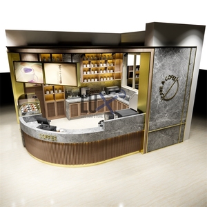 LUX Design kiosque à café haut de gamme Design kiosque à café extérieur personnalisé Offre Spéciale comptoirs de café - Product Image 5