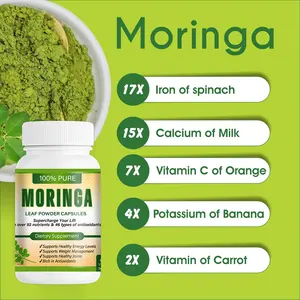 Moringa slimming tea moringa leaf for Immune System & Energy Support detox supplement tea