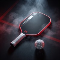 Raquette de pickleball en fibre de carbone FX 3K, noyau en polypropylène alvéolé de 16 mm, raquette légère pour adultes et enfants, design sans bordure