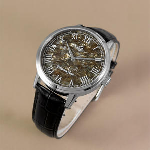 นาฬิกาข้อมือจักรกล อัตโนมัติ กันน้ำ 50 เมตร กระจกแซฟไฟร์ ตัวเรือนสแตนเลส ประดับอัญมณี หน้าปัดสีทองประกายมุก - Product Image 4