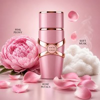 Parfum EDP pour femmes de style Dubaï, rose, luxueux, oud, floral fruité, longue tenue, écologique, étiquette privée, logo personnalisé, 100 ml