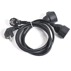 EU Extension Cord European Germany CEE 7/7 Schuko Waterproof Outdoor Male Female Extension Cable