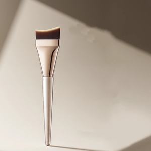 HQ Mixed Proc Discount Crescent Shaped Foundation Makeup Brush Flat Facial Mask Brush Seamless Concealer Foundation Makeup Brush - Product Image 4