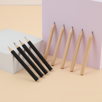 Crayon en bois personnalisé Q1007 avec logo d'hôtel, mini-golf, impression promotionnelle, noyau en graphite durable, pour branding de complexe hôtelier
