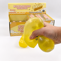 Jouet anti-stress personnalisé en forme de beurre avec logo, en gelée de pétrole, à remontée lente, OEM ODM pour cadeaux d'entreprise en gros