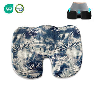 أزهار سعيدة فائقة النعومة فناء خارجي على شكل حرف U فوم ميموري لتناول الطعام في المطبخ وسائد مقاعد قطنية مطبوعة - Product Image 3