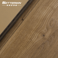 Revêtement de sol stratifié intérieur 100% étanche Décoration intérieure de la maison Floor lamin flottant à grain de bois Hdf