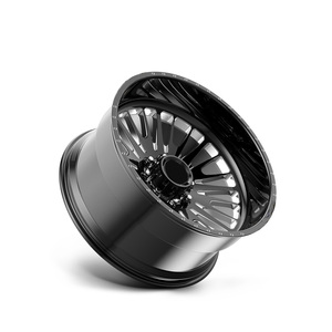 Jantes en alliage forgé à lèvre profonde de style H, noires, usinées, 20-30 pouces, 8x180 8x165.1, haute résistance, jantes tout-terrain, modèle Speedmega 118 - Product Image 3
