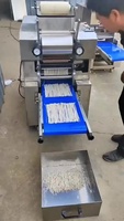 Machine automatique de fabrication de ramen en acier inoxydable 120 kg/h, pour le traitement des pâtes et des nouilles, avec fonctions de mélange, de pressage et de découpe de la farine