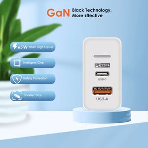 Wholesale 65W USB C Charger PD Type C Fast Charging Wall <b>Adapter</b> for Phone 16 15 14 13 Quick Charge3.0 for Android Phones - Product Image 5
