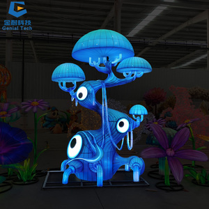 SGFL436 Porte Dinosaure Lumineuse pour Festival des Lanternes en Soie, Spectacle de Lumières, Entrée pour Thanksgiving et la Saint-Valentin - Product Image 5