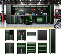 Gabinete de Herramientas Modular de Acero Resistente Personalizable OEM, Capacidad de Carga de 1000 kg, Almacenamiento a Prueba de Óxido para Garaje o Taller