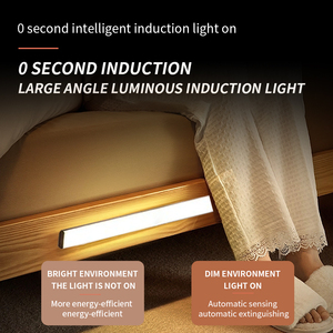 Usb ánh sáng tủ quần áo không dây cảm biến chuyển động ánh sáng ban đêm cho nhà bếp tủ quần áo cầu thang dẫn cảm biến ánh sáng - Product Image 6