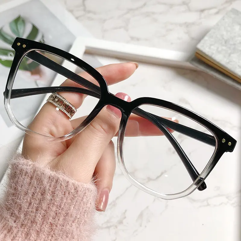 Óculos de armação anti-luz azul para PC, óculos vintage vintage com armação casual, novidade de baixo preço