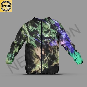 Custom <b>Light</b> <b>Jacket</b> Sublimation Printing LOGO Casual Sun Protection UPF 50+ Men's <b>Jacket</b> - Product Image 3