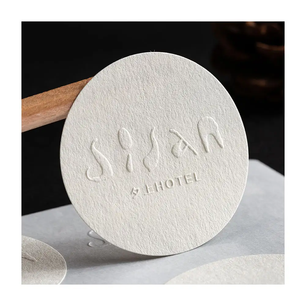 Papier de texture de bouteille de parfum de luxe personnalisé avec logo en relief conception bougie pot bijoux boîte cadeau sceau autocollant