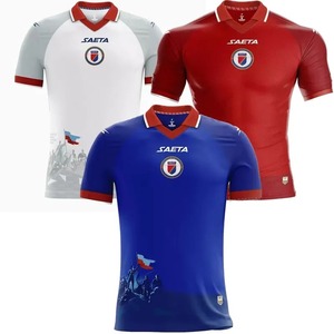 Maillot de football respirant à manches courtes en polyester de haute qualité pour la vente en gros en Haïti - Product Image 1
