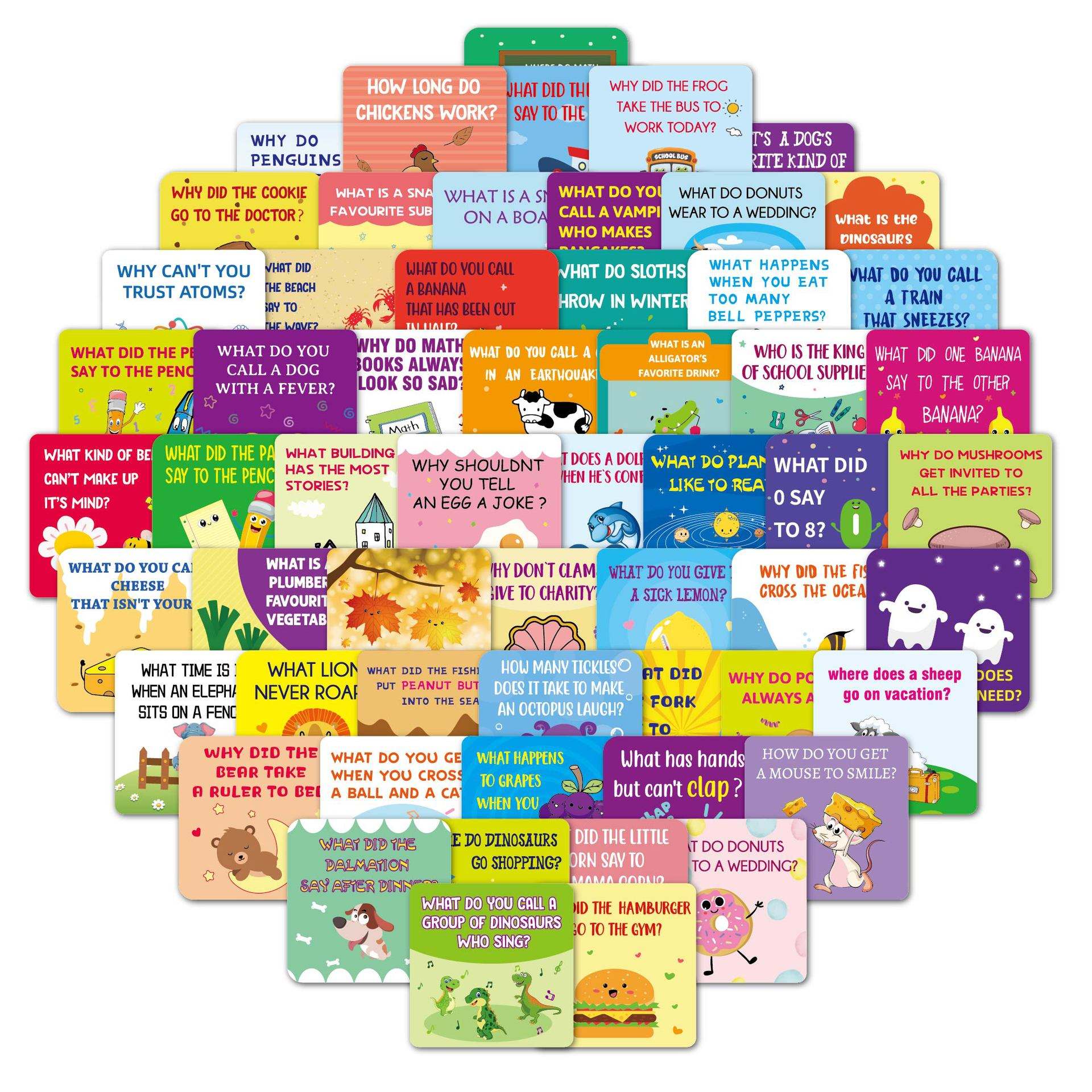 60 pcs question et réponse carte