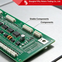 Pièces détachées d'ascenseur à signal stable pour hôtels modernes, carte PCB RS32 DBA26800J1 en métal