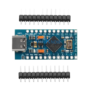 ATmega32U4 papan pengembangan Pro Micro, Kit pengembangan MCU mikro 5V 16M untuk papan pengodean kompatibel <span class=keywords><strong>Arduino</strong></span> - Product Image 4