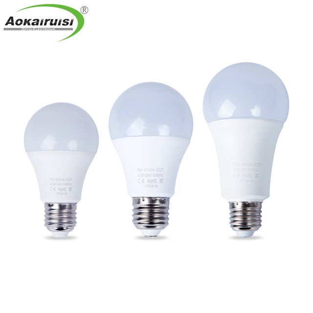 China Factory High Quality E27 Holder High Power Smart LED Light Bulb-A60 A70 3W-18W High Lumen AC/DC Power B22 Affordable