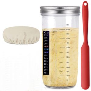 Custom Hot Sales Jar Starter <b>Kit</b> for Sourdough Bread <b>Baking</b> - Product Image 1