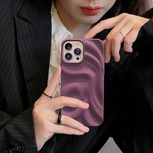 2024 vente chaude étuis de téléphone de haute qualité pour iphones 16 Pro Max 15 14 13 12 <span class=keywords><strong>11</strong></span> 3D motif de vague étuis de téléphone portable vente entière - Product Image 2