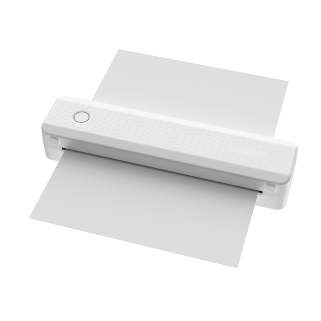 A4 Size Thermal Direct Printer Portable Contract Documents Printer Bluetooth Mobile Printer for Printing Mind Map