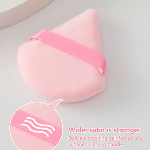 Pacchetto personalizzato per donne ragazze Spa da polso fascia elastica per capelli fascia per capelli in tessuto gonfio spugnoso Set di strumenti per il trucco con Washbag da viaggio - Product Image 3