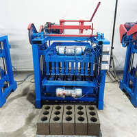 Machine électrique mobile de fabrication de blocs creux pour l'ingénierie routière, machine à briques non cuites, machine à blocs de béton