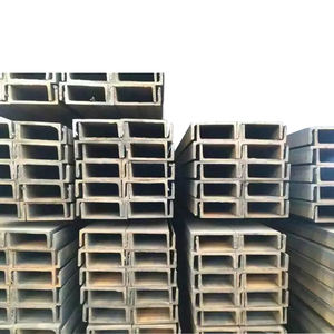 Canal de poutre en H en acier personnalisable ASTM/EN Standard bobine traitement poinçonnage soudage flexion services de coupe C/U canal entretoise - Product Image 1