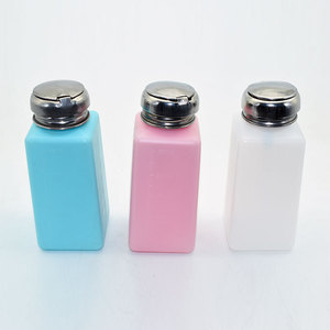 Oferta especial: Botella de alcohol con bomba de cobre, tipo pulsador de acero inoxidable, núcleo de cobre, plástico, 100/200/250 ml - Product Image 2