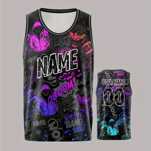 Débardeur personnalisé pour homme, sublimation, style urbain, respirant, en polyester, sans manches, vêtement d'été - Product Image 2