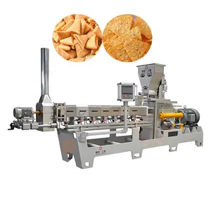 Stainless steel doritos manufacturing corn chips fried bugles nacho making machine