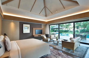 Cama de Dormitorio de Calidad de Fabricación para Muebles de Habitación de <span class=keywords><strong>Hotel</strong></span> <span class=keywords><strong>Grand</strong></span> <span class=keywords><strong>Hyatt</strong></span> Moderna de 3 a 5 Estrellas, 5 Años, 40-45 Días, Horizontal, Ecológica - Product Image 2