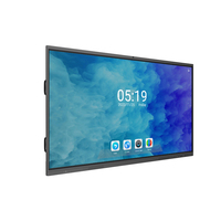 Smart AIO PC 65 pouces Smart 4k Ultra Hd Smart 65 panneau interactif 20 points double système tableau blanc interactif numérique