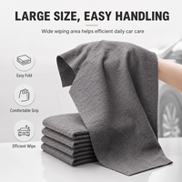 Handuk Lap Kendaraan Praktis dan Handal, Kain Mikrofiber Ramah Permukaan, Dapat Digunakan Kembali, Dapat Dicuci, untuk Berbagai Tugas Perawatan Mobil