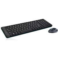 Combo de Teclado y Ratón Inalámbrico MK220, Compacto y Portátil para PC, Laptop, Escritorio, OEM, Logotipo Personalizado, Venta al Por Mayor
