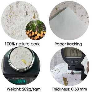 Papier peint personnalisé en 3D avec des arbres de forêt, or blanc, texture de bois naturel, design moderne, imperméable, rouleau de papier peint, murale en liège métallique - Product Image 6